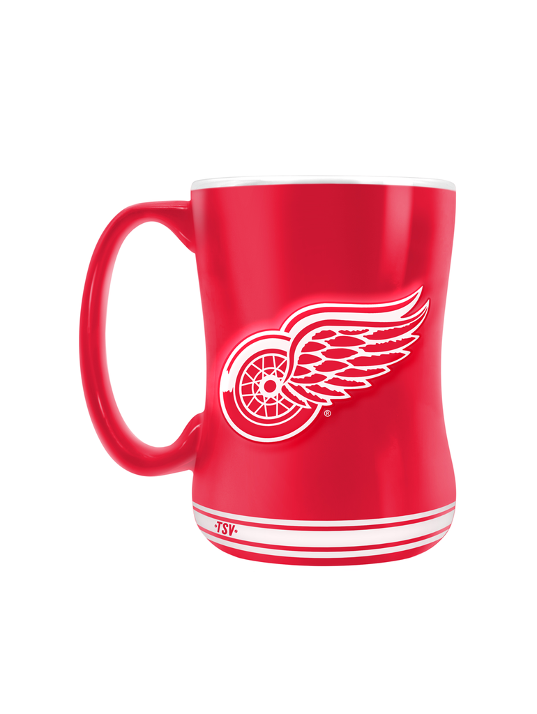 Detroit Red Wings Team Crest Sculpted Mug (14 oz)