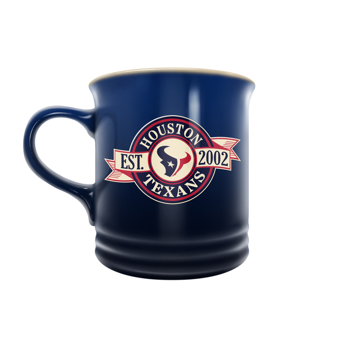 NFL Houston Texans 14 oz Stoneware Mug Banner Design