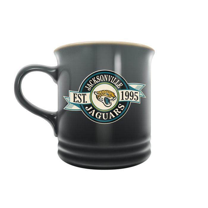 NFL Jacksonville Jaguars 14 oz Stoneware Mug Banner Design