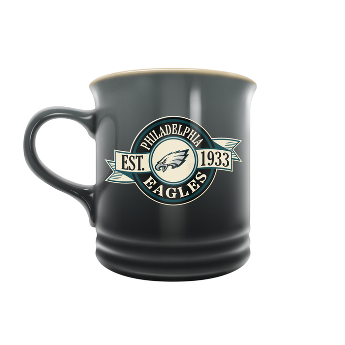 NFL Philadelphia Eagles 14 oz Stoneware Mug Banner Design