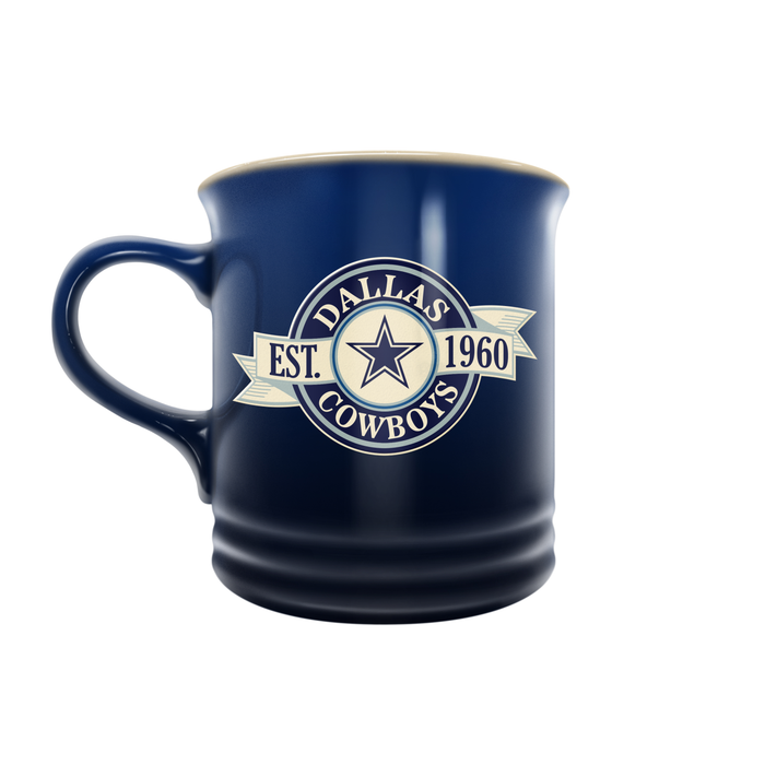 NFL Dallas Cowboys 14 oz Stoneware Mug Banner Design