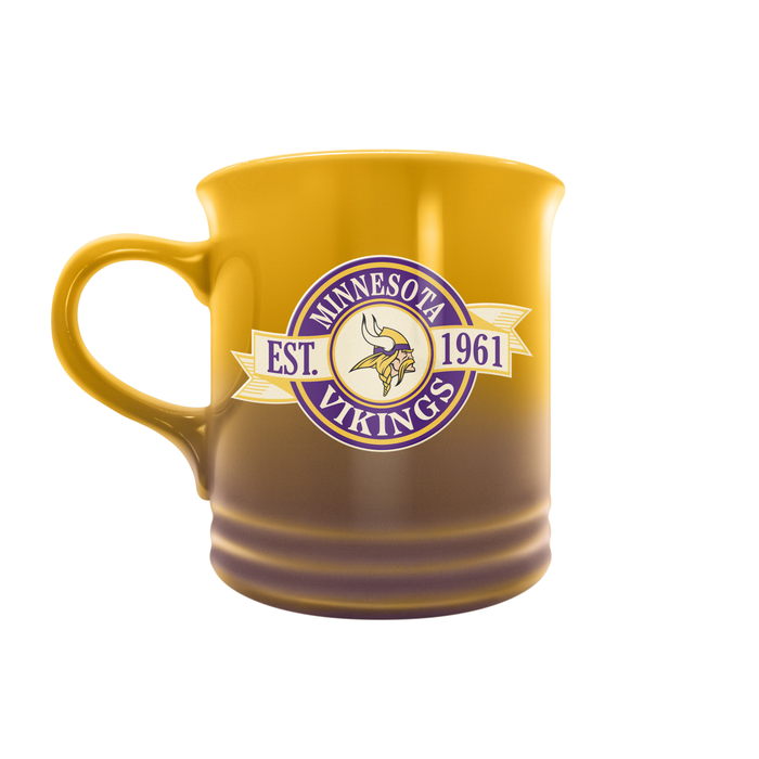 NFL Minnesota Vikings 14 oz Stoneware Mug Banner Design