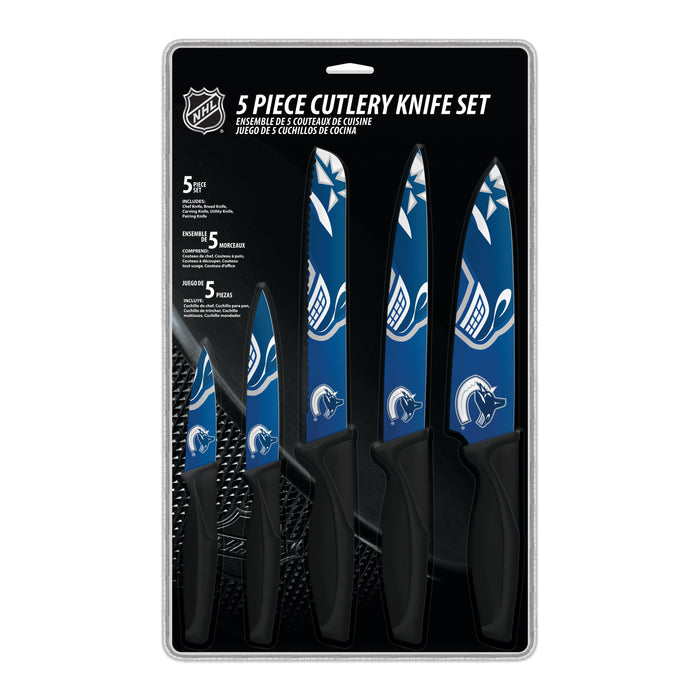 NHL Vancouver Canucks  5-pc Kitchen Knives