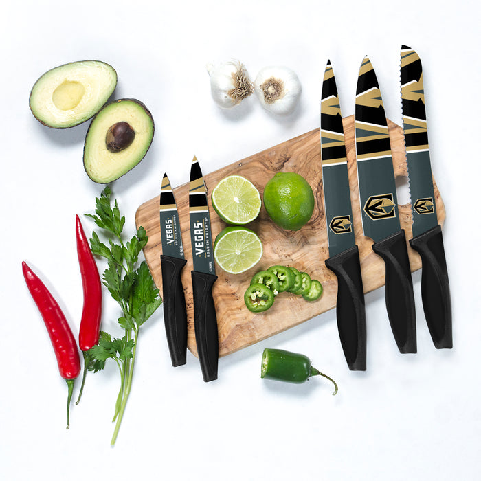 NHL Vegas Golden Knights  5-pc Kitchen Knives