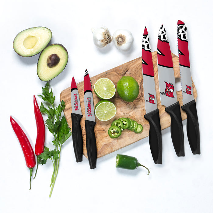 NFL Tampa Bay Buccaneers 5-pc Kitchen Knives