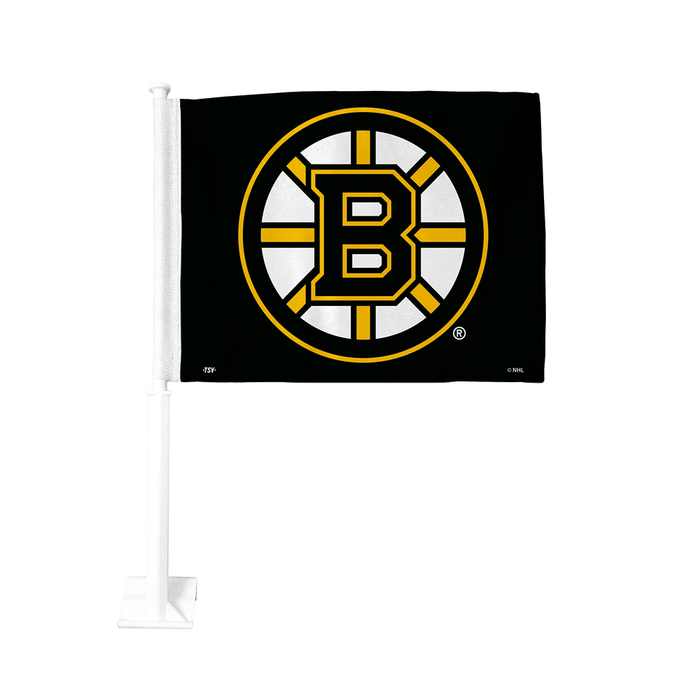 NHL Boston Bruins Double-Sided 11x15 Car Flag