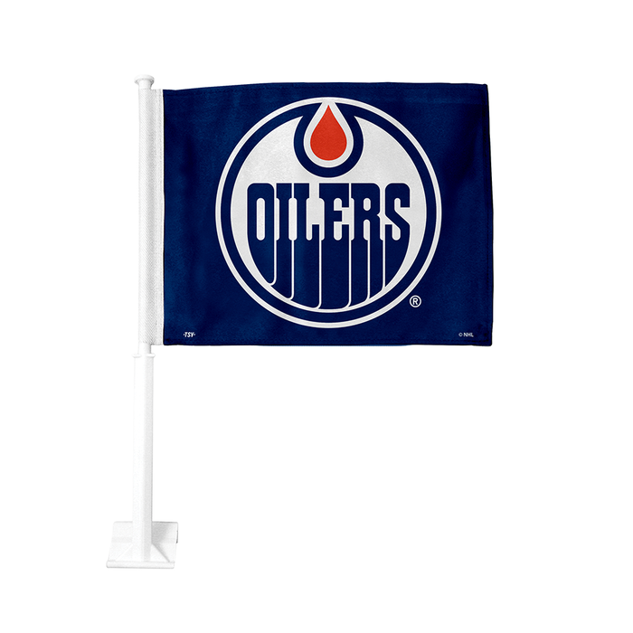 NHL Edmonton Oilers Double-Sided 11x15 Car Flag