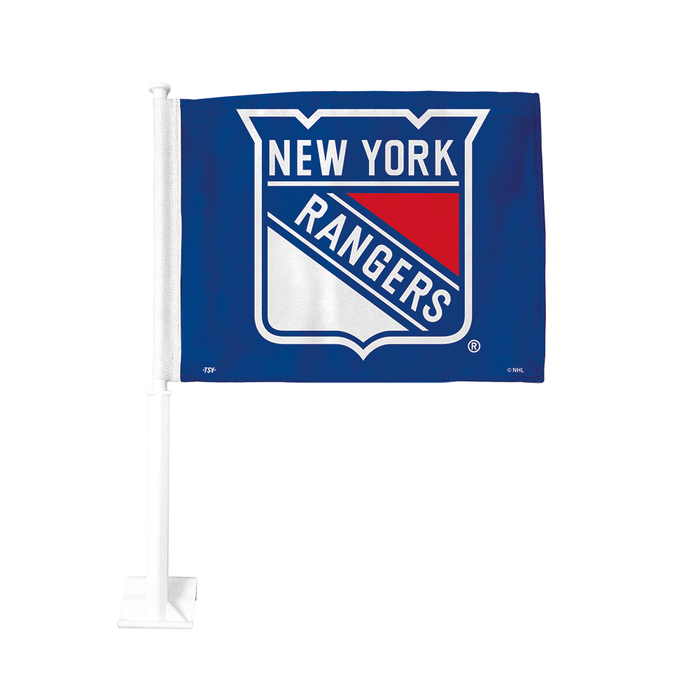 NHL New York Rangers Double-Sided 11x15 Car Flag