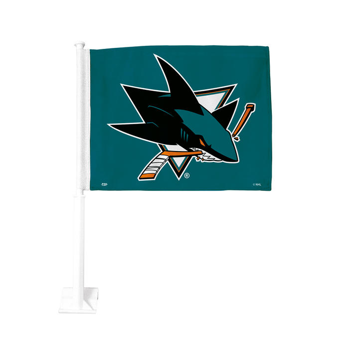 NHL San Jose Sharks Double-Sided 11x15 Car Flag