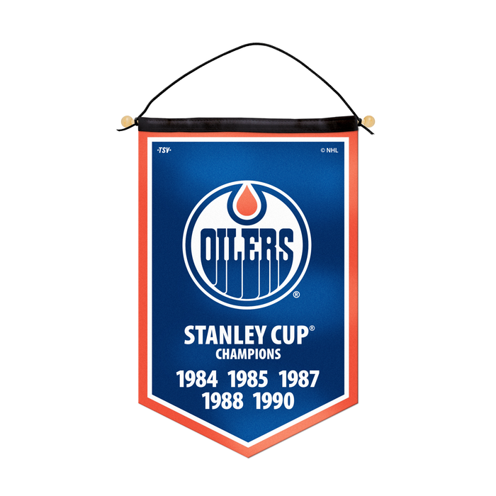 NHL Edmonton Oilers 12 X 18 Victory Banner