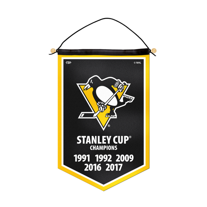 NHL Pittsburgh Penguins 12 X 18 Victory Banner