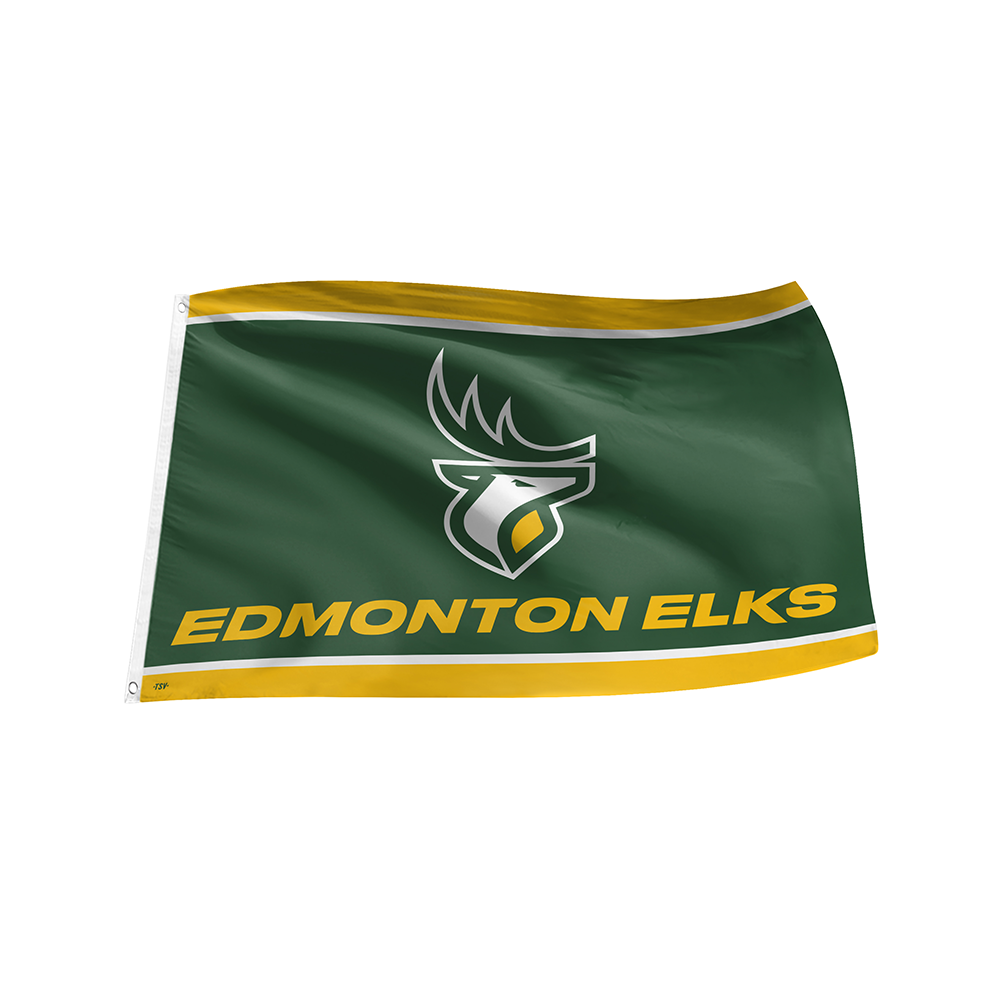 CFL Edmonton Elks 3x5 Flag with Grommets
