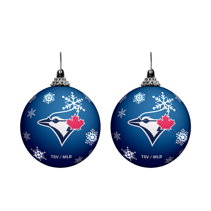 MLB Toronto Blue Jays Light-Up Ornament 2-Pack