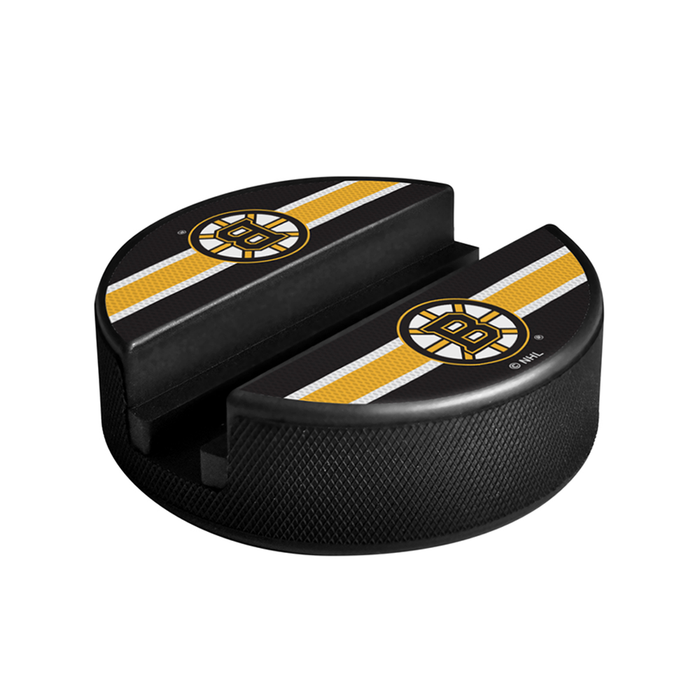 NHL Boston Bruins Hockey Puck Media Device Holder