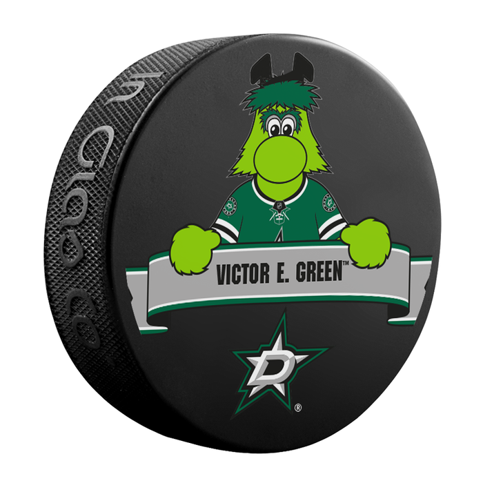 NHL Dallas Stars Mascot Souvenir Hockey Puck