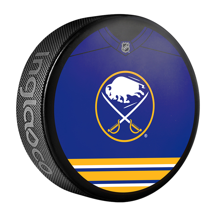 NHL Buffalo Sabres Jersey Design Souvenir Collector Hockey Puck