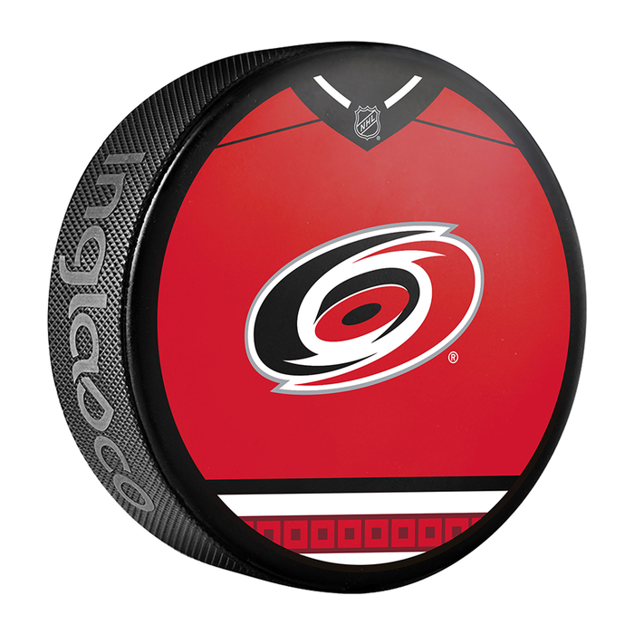 NHL Carolina Hurricanes Jersey Design Souvenir Collector Hockey Puck