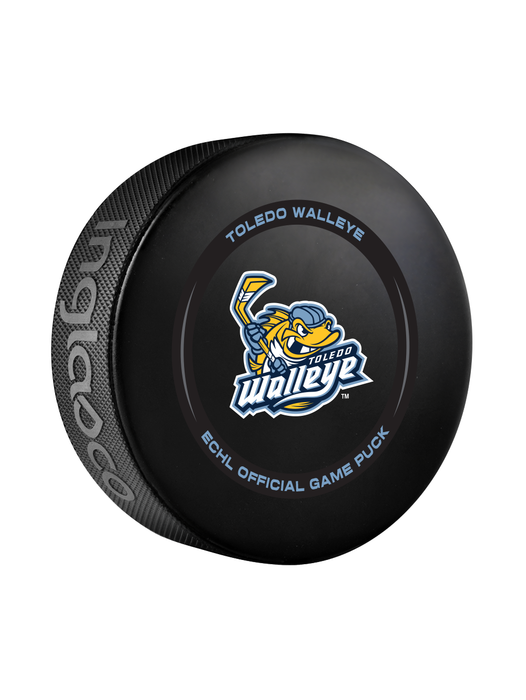 ECHL Toledo Walleye 2024-25 Official Game Hockey Puck In Cube