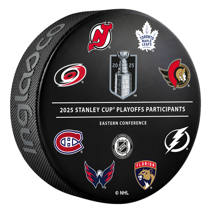 NHL 2025 Stanley Cup Playoffs All Participants Souvenir Collector Puck