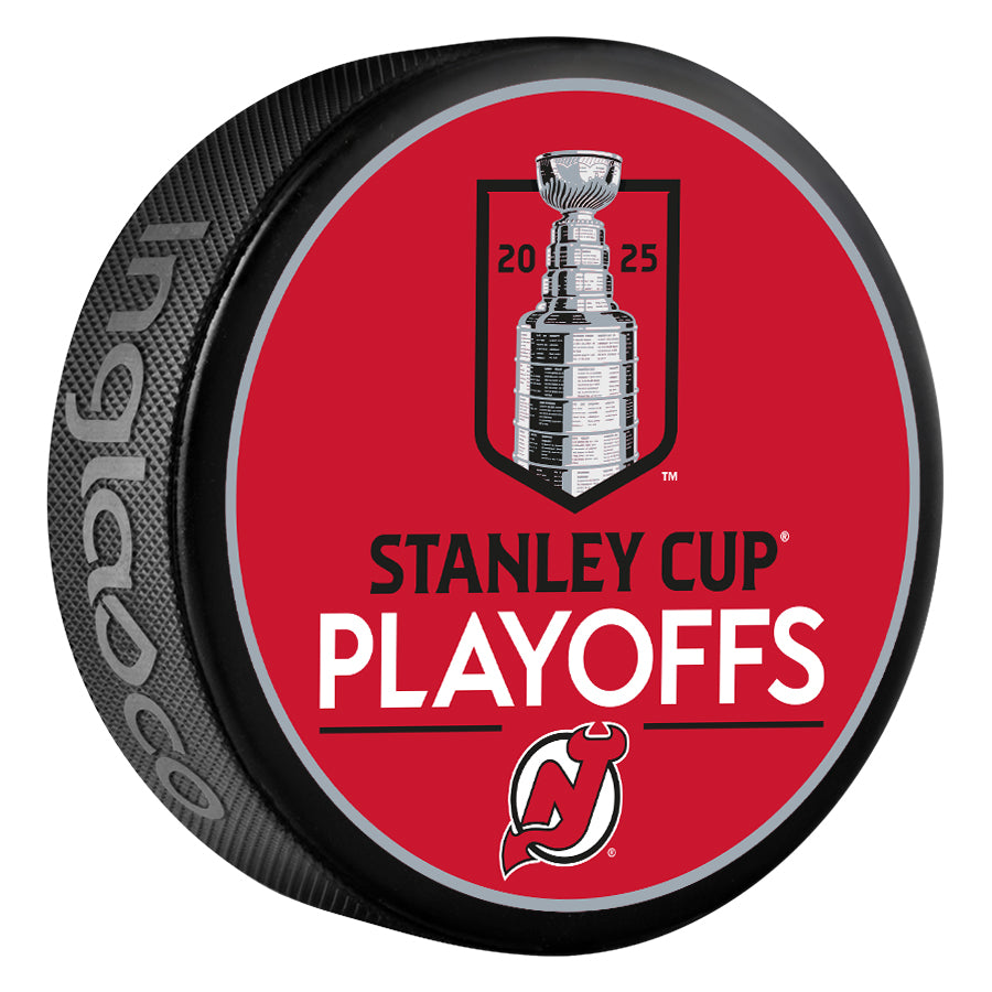 NHL New Jersey Devils 2025 Stanley Cup Playoffs Souvenir Collector Hockey Puck