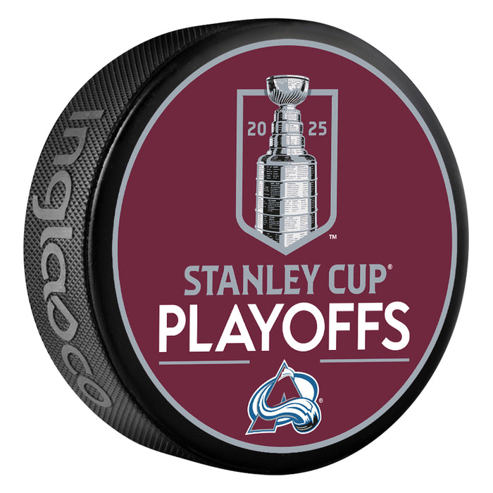 NHL Colorado Avalanche 2025 Stanley Cup Playoffs Souvenir Collector Hockey Puck