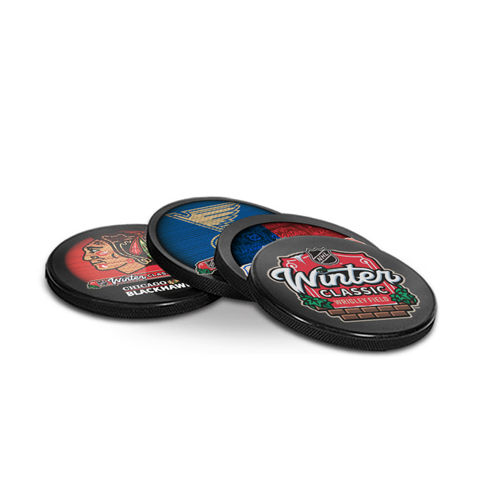 NHL 2025 Winter Classic Puck Coasters 4-Pack In Cube