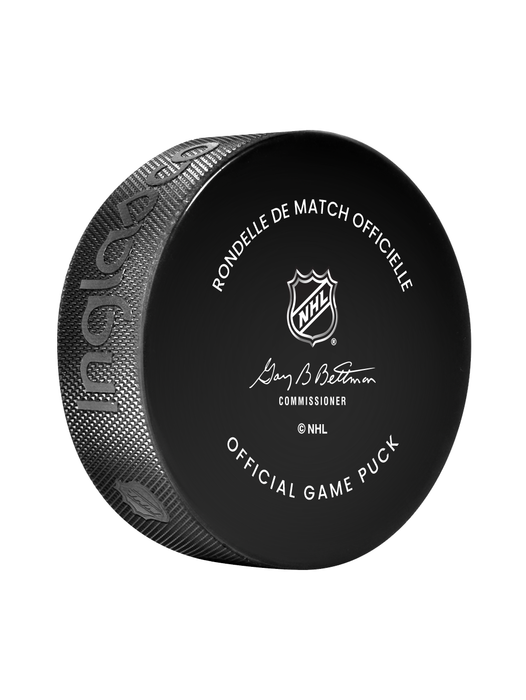 NHL Carolina Hurricanes Officially Licensed 2023-2024 Team Game Puck Design In Cube - New Fan Blue