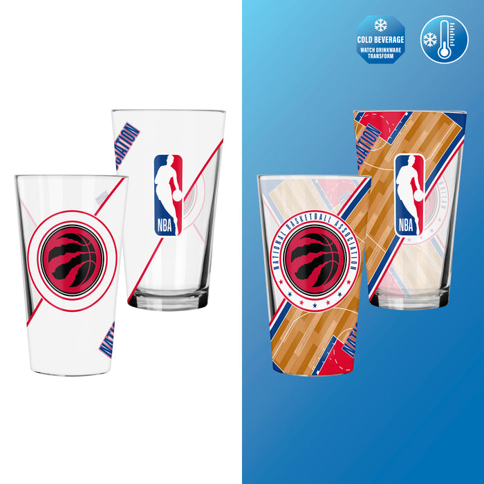 NBA Toronto Raptors 16 Oz Colour Changing Mixing Glass