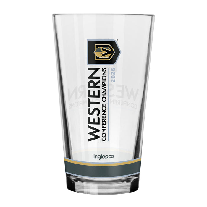 NHL Vegas Golden Knights Playoffs 2026 16 OZ Mixing Glass - Western Conference Champs