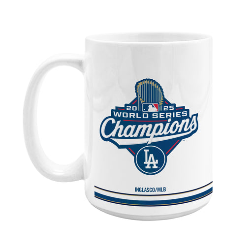 MLB WORLD SERIES CHAMPS 2025 LA DODGERS STATS DESIGN CERAMIC MUG SUBLIMATED 15 OZ
