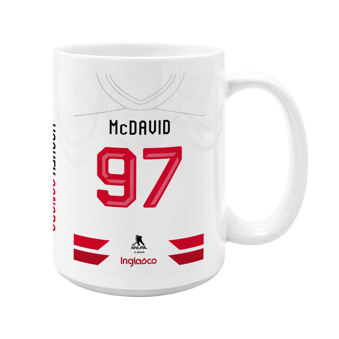 Hockey Canada 2026 Ceramic Mug Sublimated 15 Oz  Home Jersey Connor Mcdavid