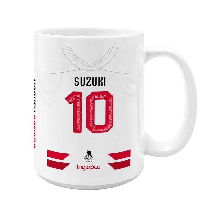 Hockey Canada 2026 Ceramic Mug Sublimated 15 Oz  Home Jersey Nick Suzuki