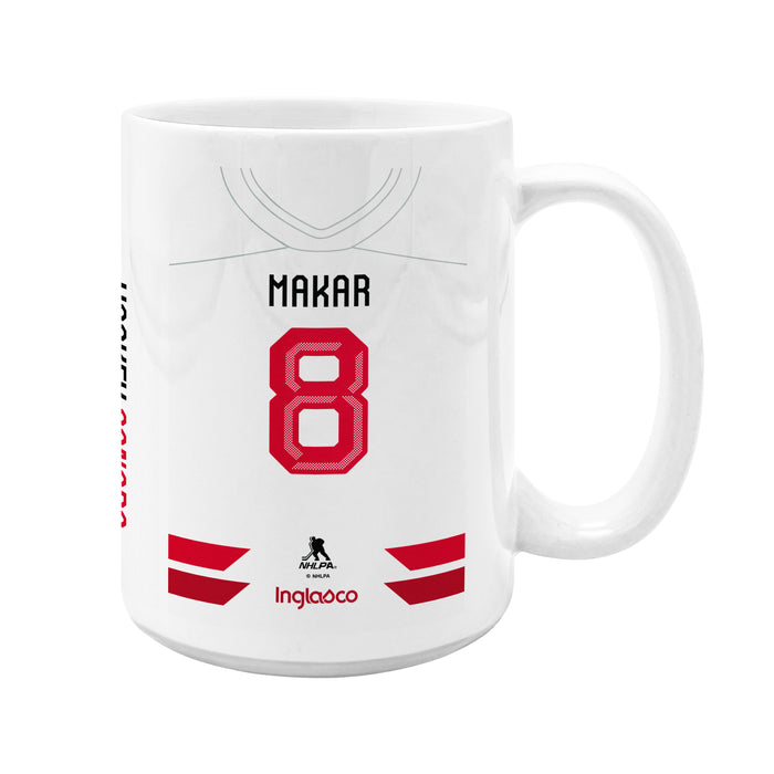 Hockey Canada 2026 Ceramic Mug Sublimated 15 Oz  Home Jersey Cale Makar