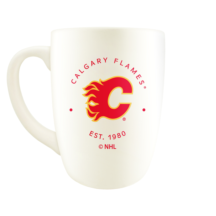 NHL Calgary Flames Stamp 14 oz Retro Diner Mug