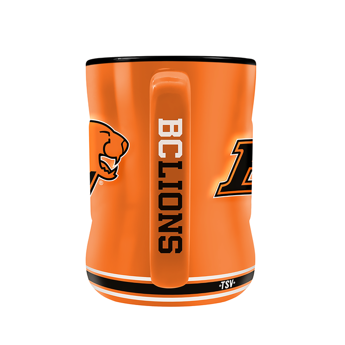 BC Lions Team Crest Sculpted Mug (14 oz)