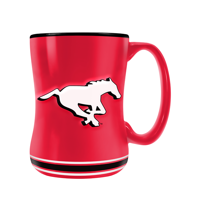 Calgary Stampeders Team Crest Sculpted Mug (14 oz)
