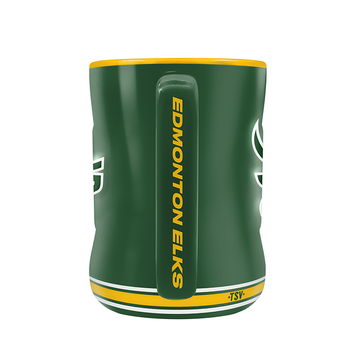 Edmonton Elks Team Crest Sculpted Mug (14 oz)