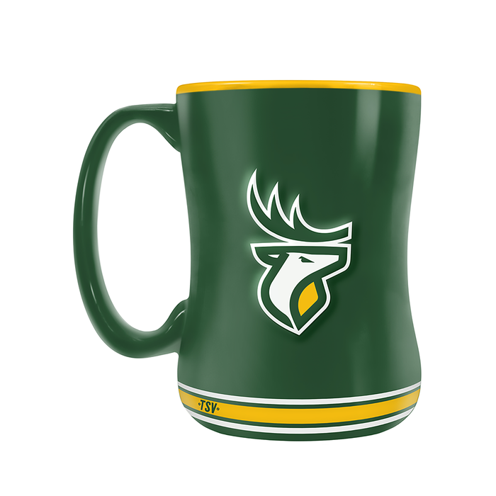 Edmonton Elks Team Crest Sculpted Mug (14 oz)