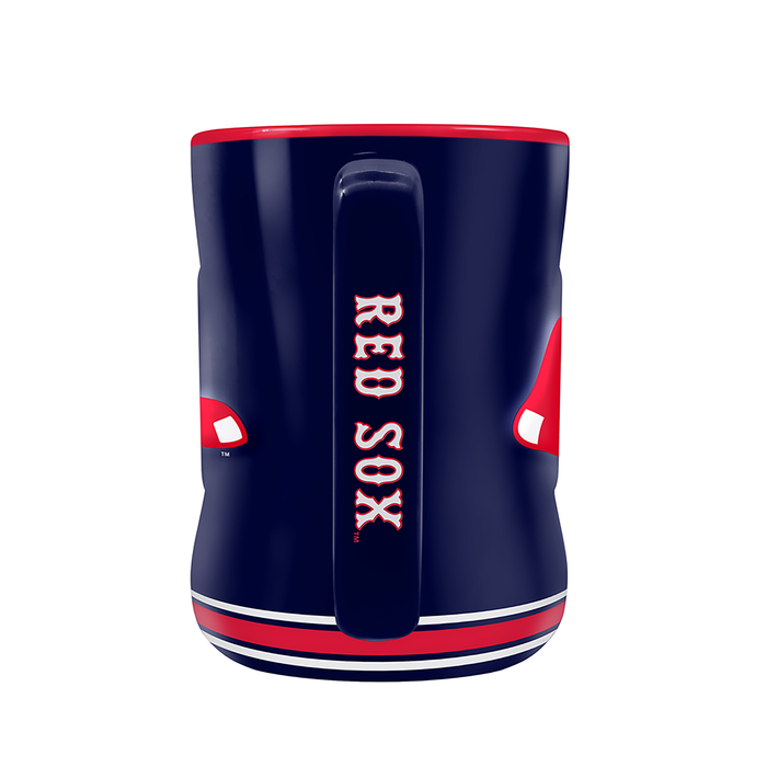 MLB Boston Red Sox Team Crest Sculpted Mug (14 oz)