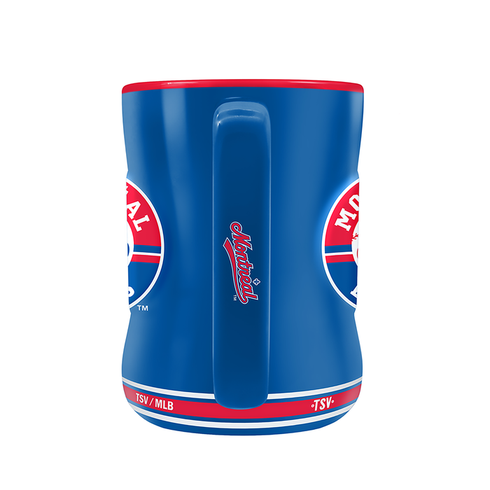 MLB Montreal Expos Team Crest Sculpted Mug (14 oz)