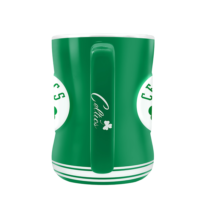 NBA Boston Celtics Team Crest Sculpted Mug (14 oz)