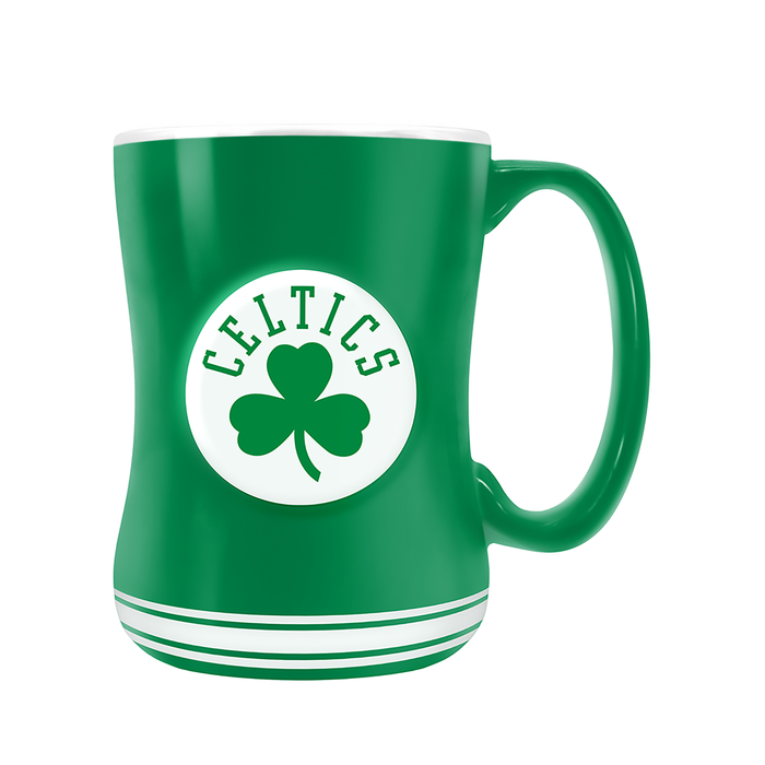 NBA Boston Celtics Team Crest Sculpted Mug (14 oz)