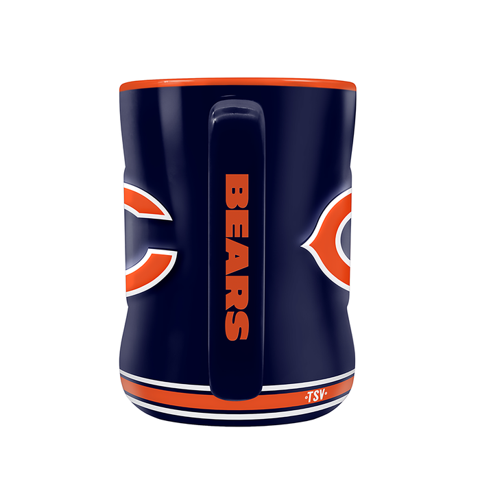 NFL Chicago Bears Team Crest Sculpted Mug (14 oz)