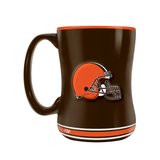NFL Cleveland Browns Team Crest Sculpted Mug (14 oz)