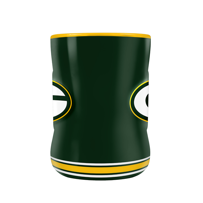 NFL Green Bay Packers Team Crest Sculpted Mug (14 oz)