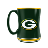 NFL Green Bay Packers Team Crest Sculpted Mug (14 oz)