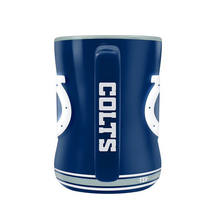 NFL Indianapolis Colts Team Crest Sculpted Mug (14 oz)