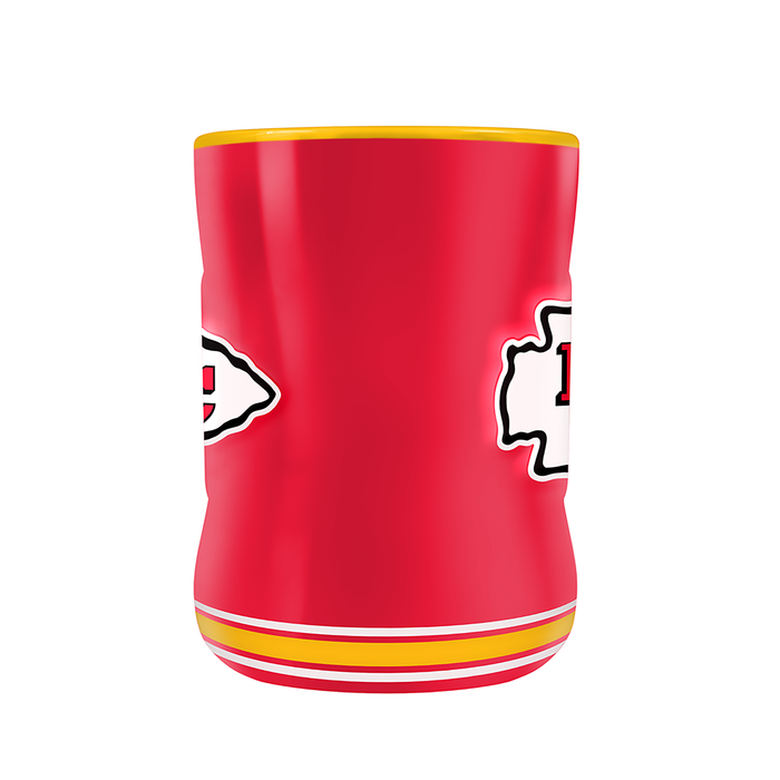 NFL Kansas City Chiefs Team Crest Sculpted Mug (14 oz)