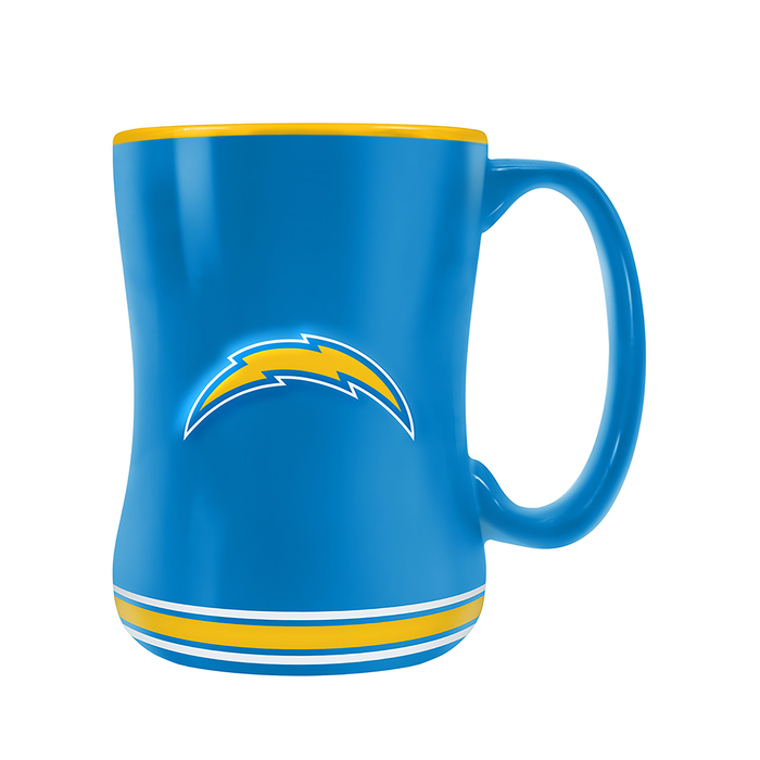 NFL Los Angeles Chargers Team Crest Sculpted Mug (14 oz)