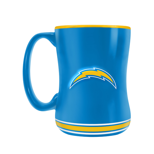 Los Angeles Chargers Team Crest Sculpted Mug (14 oz)